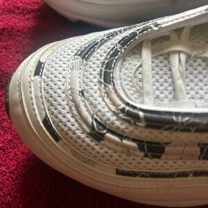 Nike White and Black Athletic Shoes